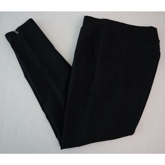 Lauren Ralph Lauren Women's Sz L Black Active Black Jersey Performance Pants - Picture 7 of 9